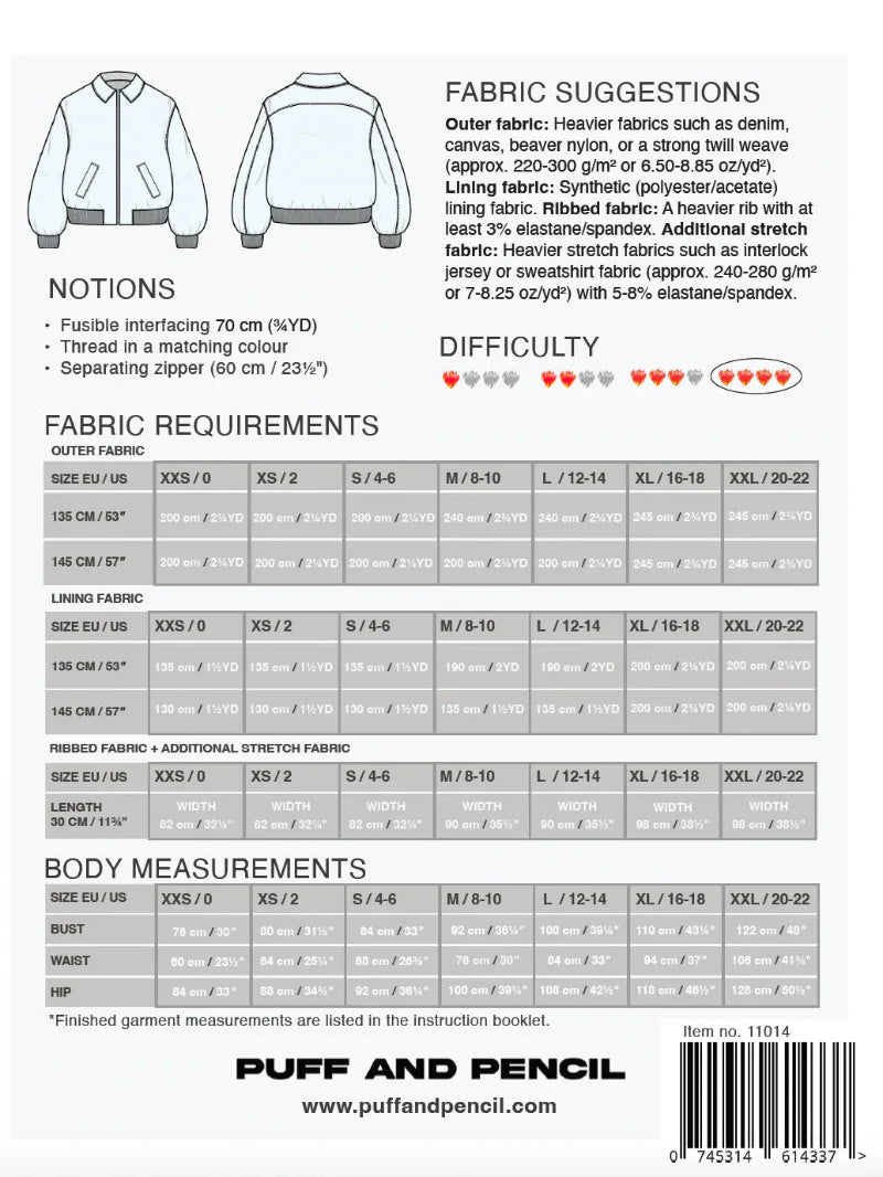 Puff and Pencil - Bomber Jacket