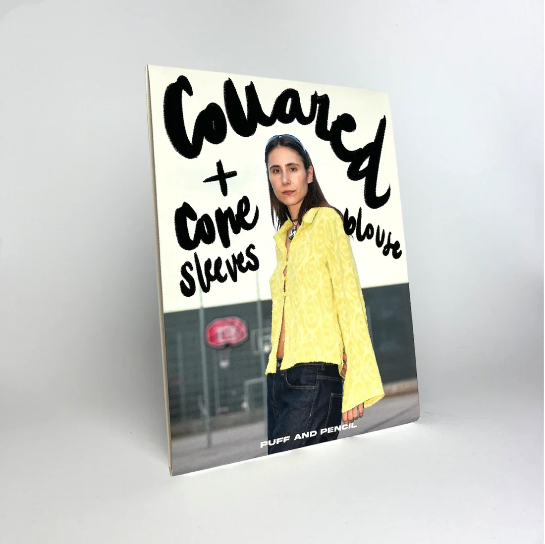 Puff and Pencil - Collared Blouse x Cone sleeve