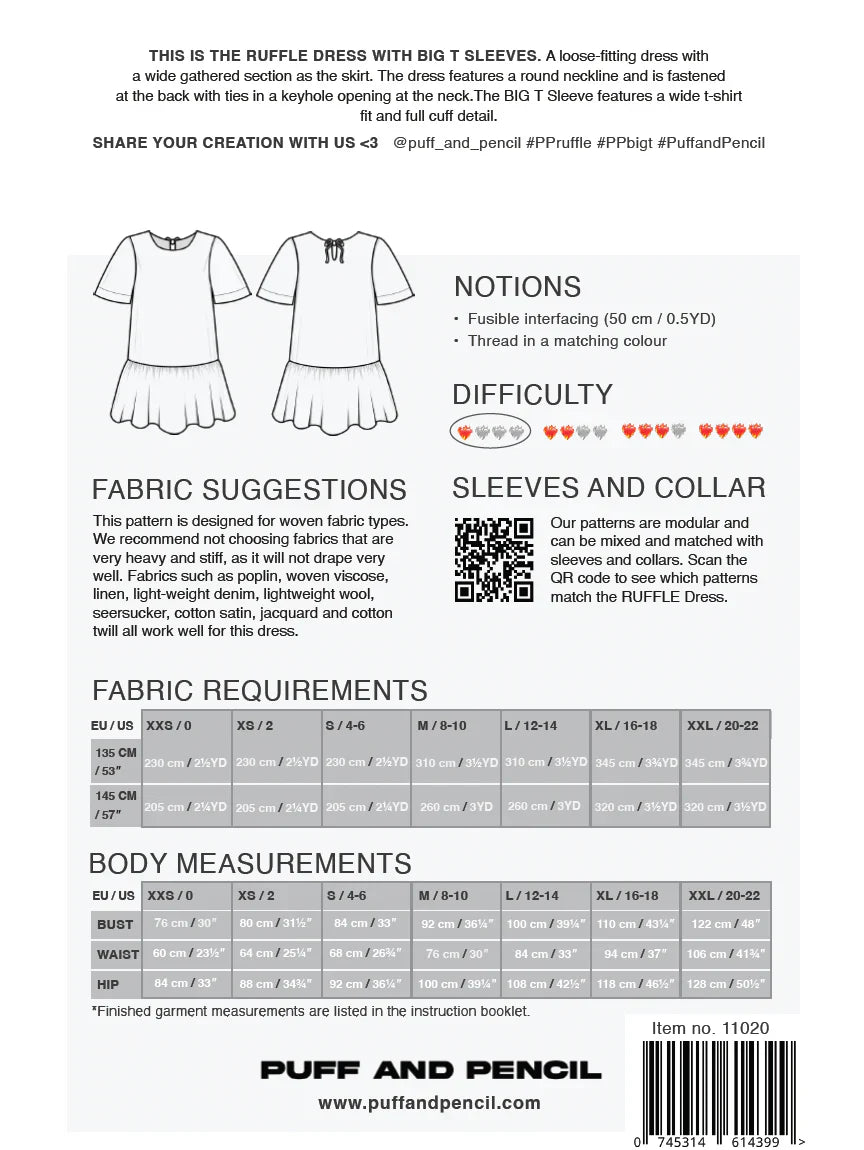 Puff and Pencil - Ruffle Dress