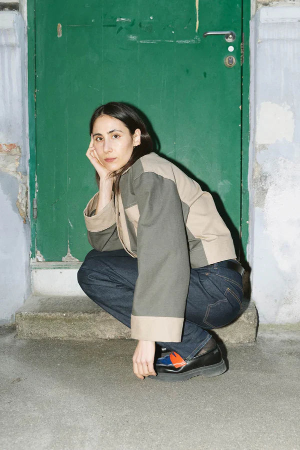 Puff and Pencil - Topstitch Vest x Box Sleeves