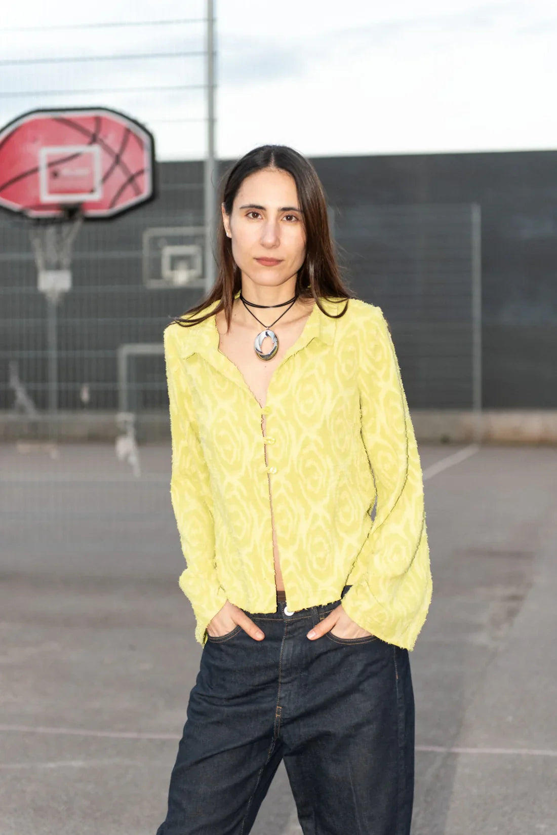 Puff and Pencil - Collared Blouse x Cone sleeve